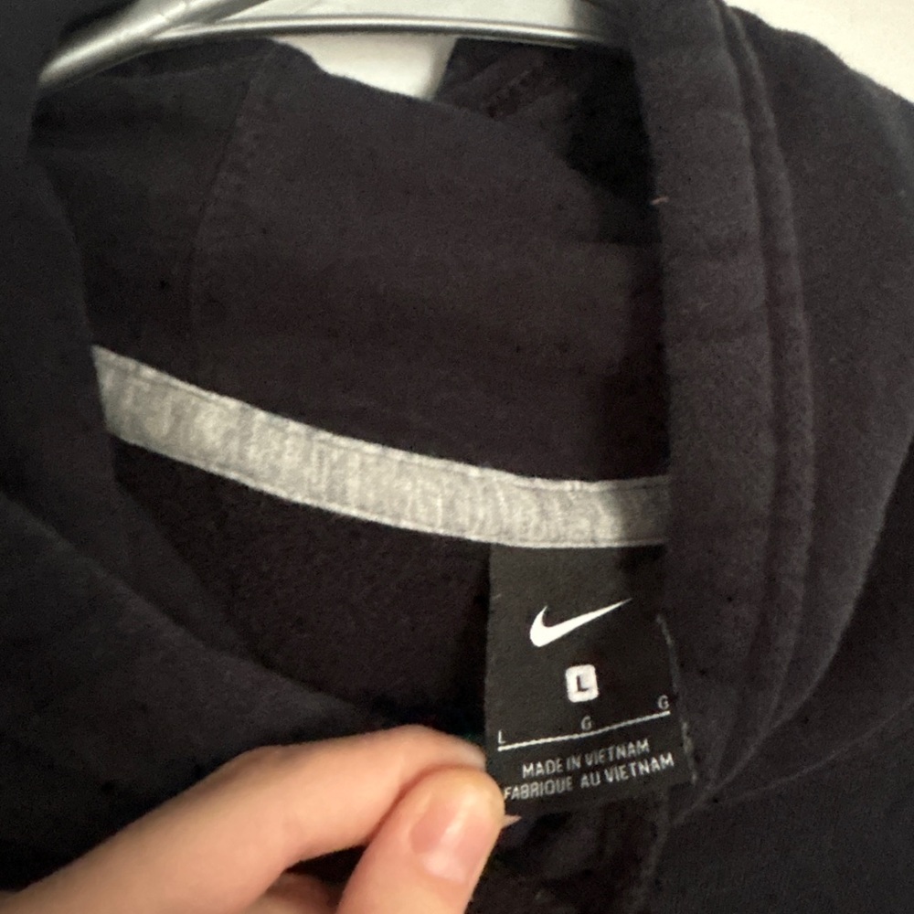 Nike Black Logo Hoodie Size Large - Picture 4 of 4